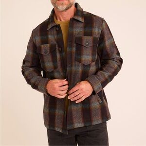 Pendleton MEN'S PLAID WOOL LAWSON COAT